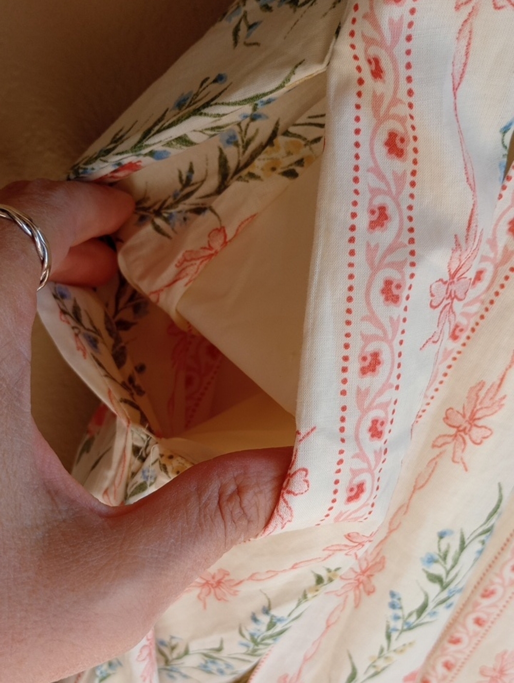 Storia Balloon Sleeve Garden Spring Floral Maxi Size M New With Tags - Picture 6 of 11